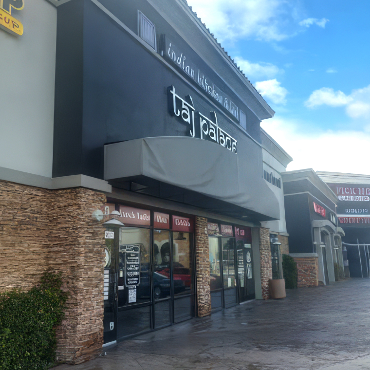Taj Palace Indian Kitchen & Bar storefront in Summerlin, Las Vegas