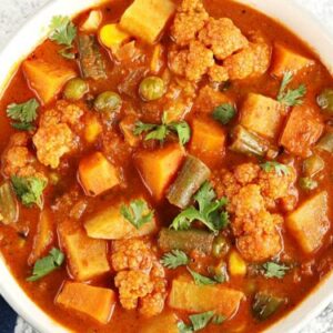 Andhra Vegetable Curry