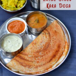 Andhra Kara Masala Dosa